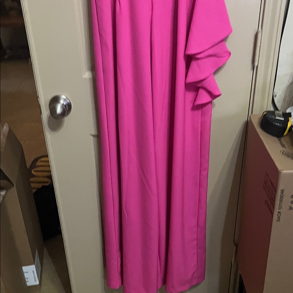 DO+BE Pink Ruffled Jumpsuit - Picture 5 of 6
